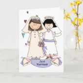 homosexuelle Ehe Karte (Gelbe Blume)