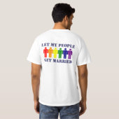 Homosexuelle Ehe T-Shirt (Schwarz voll)