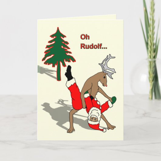 Homosexuelle Feiertagskarte (Vorderseite)