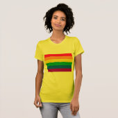 HOMOSEXUELLE FLAGGEN-VORLAGE T-Shirt (Vorne ganz)