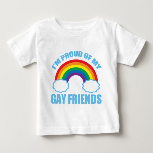 Homosexuelle Freunde Baby T-shirt (Vorderseite)