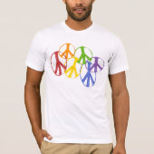 Homosexuelle Friedenssymbole T-Shirt (Vorderseite)