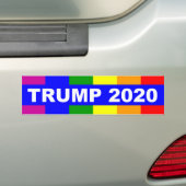 Homosexuelle für Donald Trump 2020 Autoaufkleber (Auf Auto)