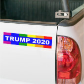 Homosexuelle für Donald Trump 2020 Autoaufkleber (Auf Lkw)
