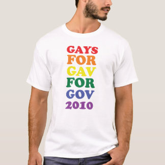 Homosexuelle für Gav für reg. 2010 T-Shirt