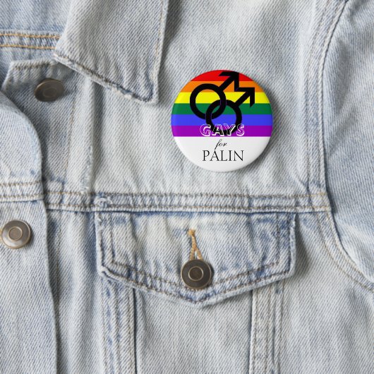 HOMOSEXUELLE für Palin Button (Beispiel)