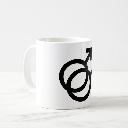 Homosexuelle Gewerkschafts-Symbole, Mars, Kaffeetasse (Vorderseite Links)