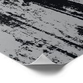 HOMOSEXUELLE GOTH STOLZ-FLAGGE POSTER (Ecke)