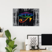 HOMOSEXUELLE GOTH STOLZ-FLAGGE POSTER (Heimbüro)
