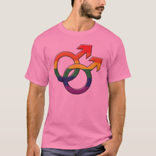 Homosexuelle grafische T-Shirts - Mann Symbols_01