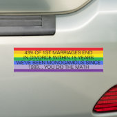 HOMOSEXUELLE HEIRAT-REGENBOGEN-STOLZ-AUTOAUFKLEBER AUTOAUFKLEBER (Auf Auto)