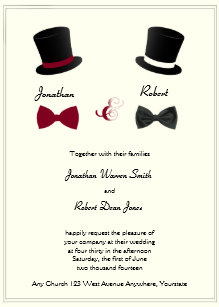 Homosexuelle Hochzeit Einladungen Zazzle De