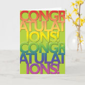 Homosexuelle Karten - Congrads 01 (Gelbe Blume)
