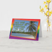 Homosexuelle Karten - Ruhestands-Traum (Gelbe Blume)