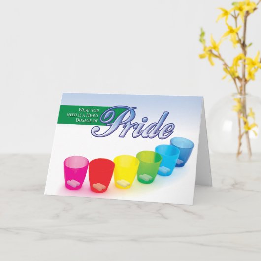 Homosexuelle Karten - schwere Dosierung (Gelbe Blume)