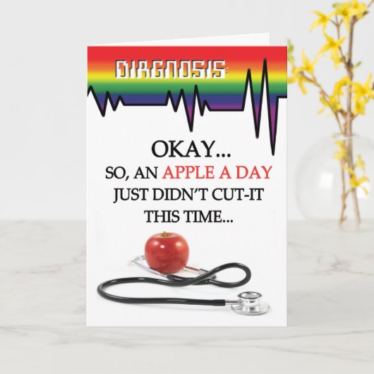 Homosexuelle Karten - tägliches Apple (Gelbe Blume)