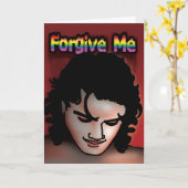 Homosexuelle Karten - verzeihen Sie mir (Gelbe Blume)