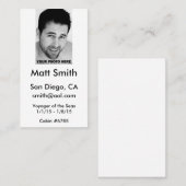 Homosexuelle Kreuzfahrt-Karte Visitenkarte (Vorne/Hinten)