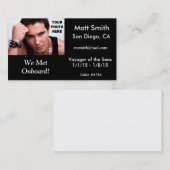 Homosexuelle Kreuzfahrt-Karte Visitenkarte (Vorne/Hinten)