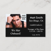 Homosexuelle Kreuzfahrt-Karte Visitenkarte (Vorderseite)