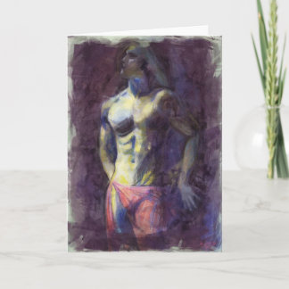 Homosexuelle Kunst Feiertagskarte