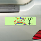 Homosexuelle lesbische "Regenbogen-Großmutter " Autoaufkleber (Auf Auto)