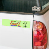 Homosexuelle lesbische "Regenbogen-Großmutter " Autoaufkleber (Auf Lkw)