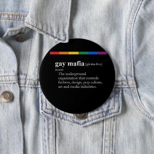 HOMOSEXUELLE MAFIA BUTTON (Beispiel)