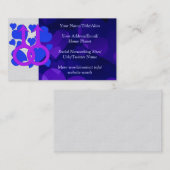 Homosexuelle männliche Heirat-Herzen Visitenkarte (Vorne/Hinten)