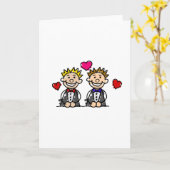 Homosexuelle Paare Karte (Gelbe Blume)