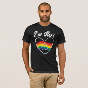 Homosexuelle Paare passen zu LGBT Ich bin ihr Gay  T-Shirt
