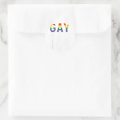 Homosexuelle Rechte sind Menschenrechte zu Bisexue Runder Aufkleber (Tasche)