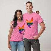 Homosexuelle Regenbogen-Fee T-Shirt (Unisex)