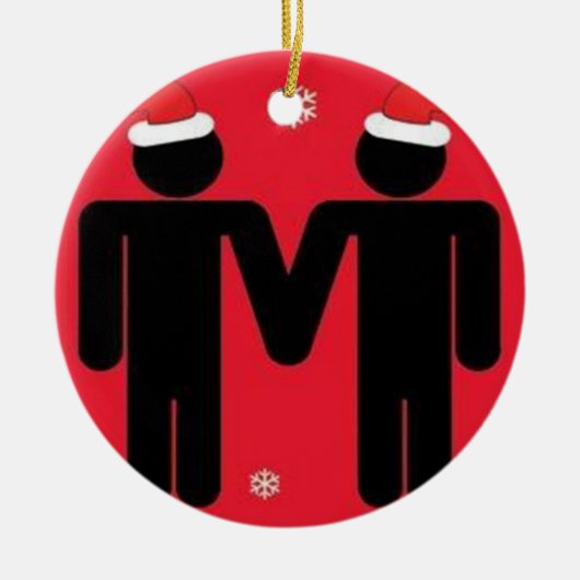 Homosexuelle Sankt Keramikornament (Vorne)