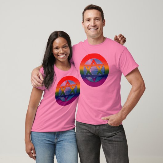 HOMOSEXUELLE T-Shirts - Davidsstern 02 (Unisex)