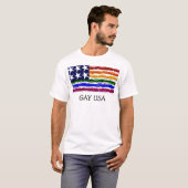 HOMOSEXUELLE USA T-Shirt (Vorne ganz)