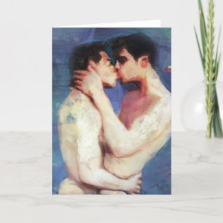 HOMOSEXUELLE WEIHNACHTSkarte: Zusammen Feiertagskarte