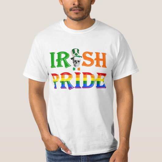 Homosexuellen irischen Stolz St Patrick Tag T-Shirt (Vorderseite)