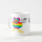 Homosexuellenehe Kaffeetasse (Vorderseite Links)