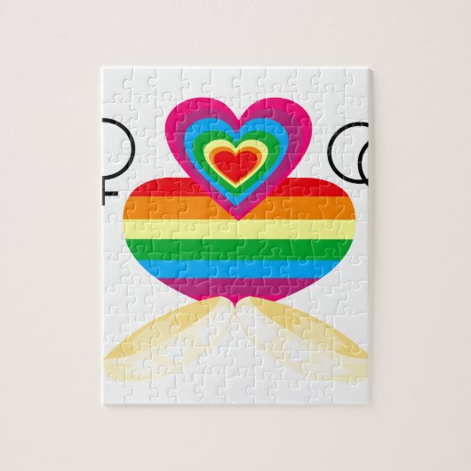Homosexuellenehe Puzzle (Vertikal)