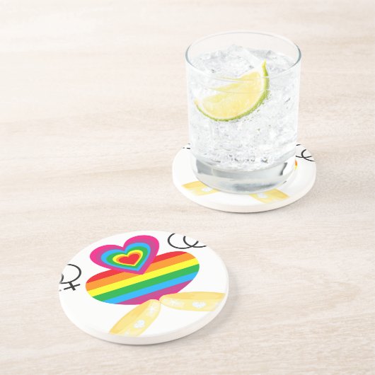 Homosexuellenehe Untersetzer (Seite)