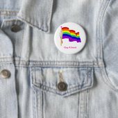 Homosexueller atheistischer Knopf Button (Beispiel)