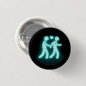 Homosexueller Fußgängersignal-Knopf Button (Vorne & Hinten)