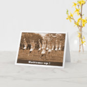 Homosexueller Geburtstag erreicht oben einen Karte (Gelbe Blume)