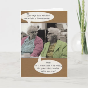 HOMOSEXUELLER GEBURTSTAG KARTE