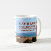 Homosexueller Hauptleuchtturm, Martha's Vineyard Kaffeetasse (VorderseiteRechts)
