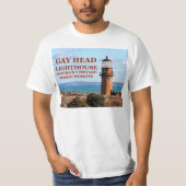 Homosexueller Hauptleuchtturm, Martha's Vineyard T-Shirt (Vorderseite)