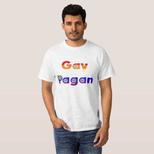 Homosexueller heidnischer T - Shirt (Vorne ganz)
