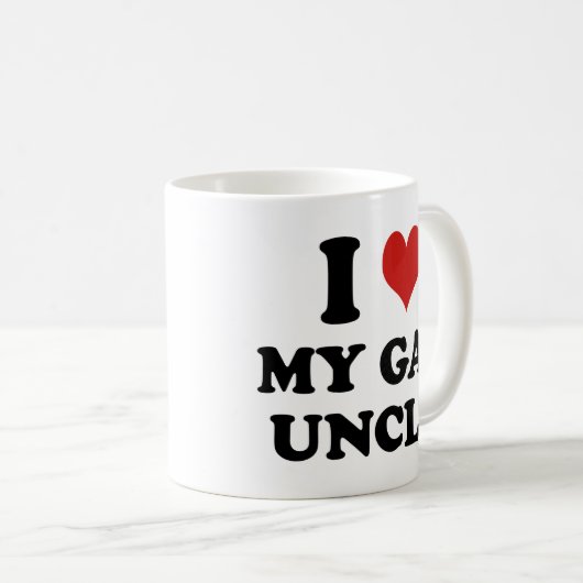 Homosexueller Onkel Kaffeetasse (VorderseiteRechts)
