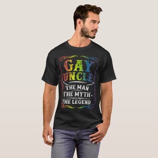 Homosexueller Onkel T-Shirt (Vorne ganz)